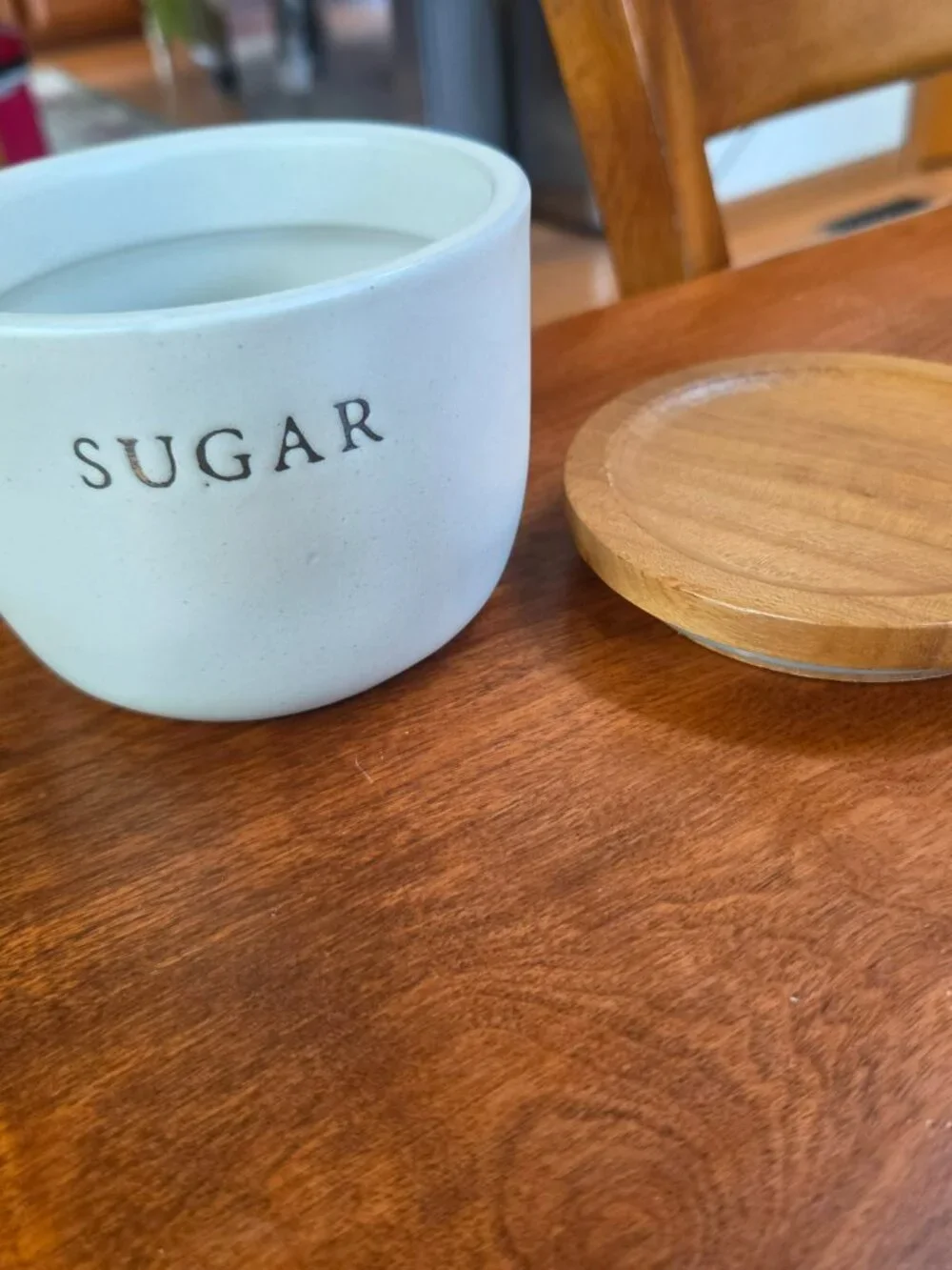 hearth and hand with magnolia stoneware sugar bowl